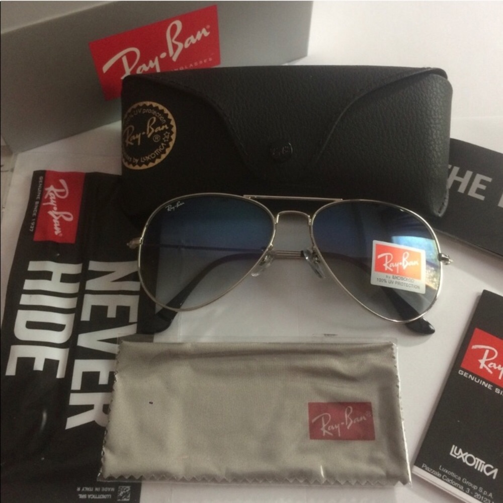New Ray-Ban Aviator sunglasses